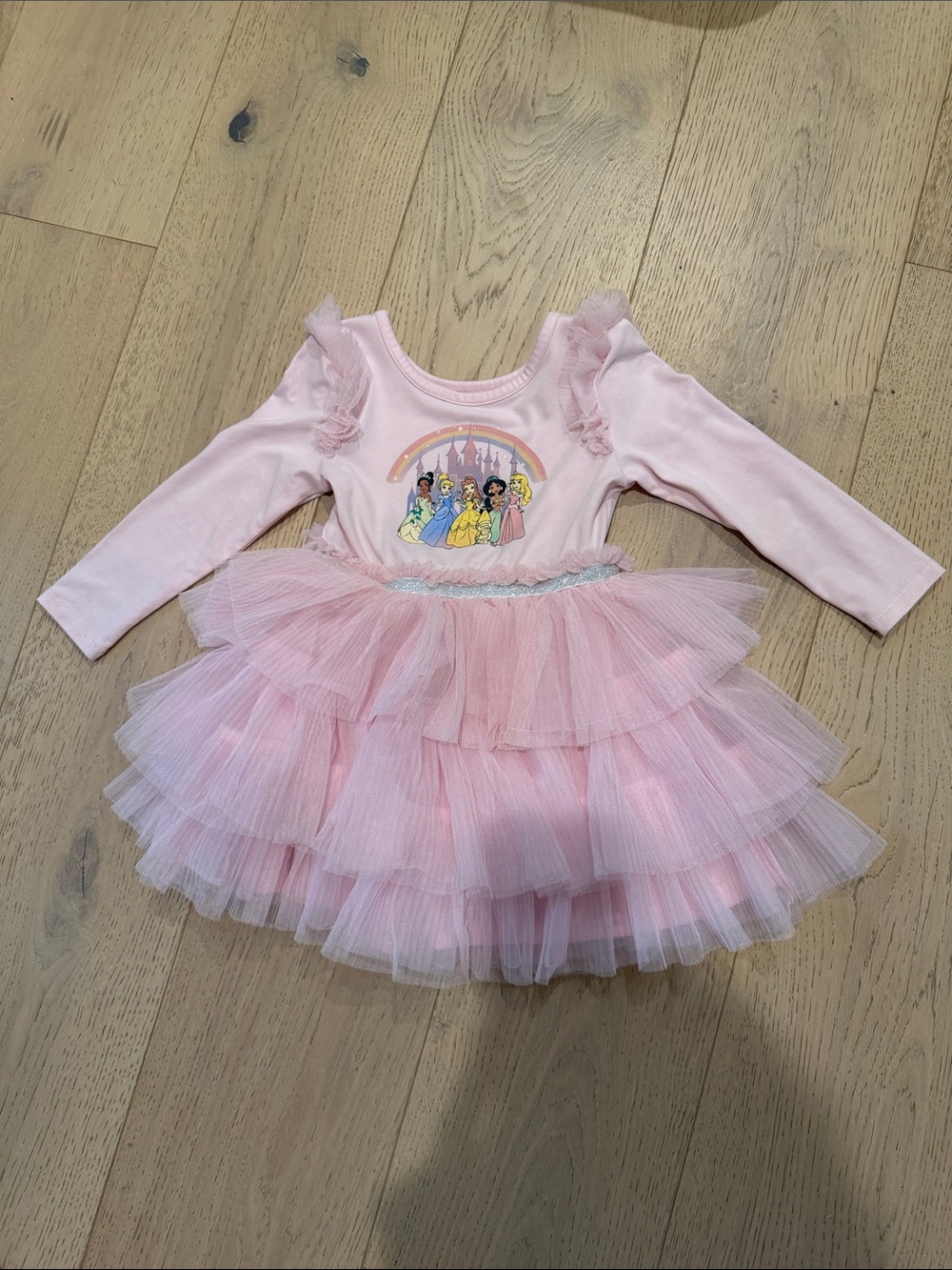 Girls Pink Princess Tulle Tutu Dress